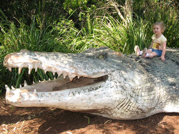 Huge Crocodile Currumbin Wildlife Sanctuary 